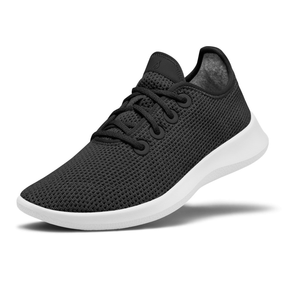 Allbirds Men's Sneakers Black - Tree Runners - 94167IKSJ